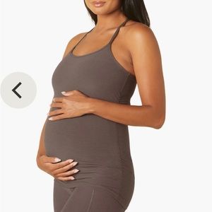 NWT Beyond Yoga spacedye ruched racerback maternity tank, medium.